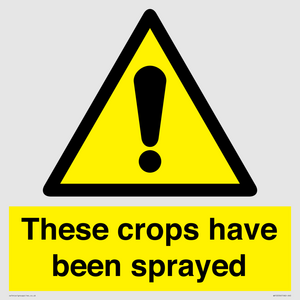These crops have been sprayed
